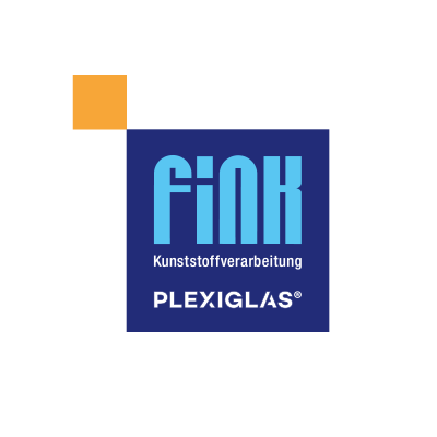 Logo der Firma Fink Plexiglas | blau